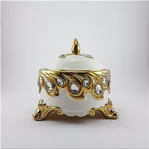 یونیک سرامیک طلایی طاووسی شکلات خوری کد 1036 مبلمونسرا مدل 295556