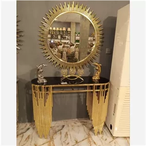 آینه کنسول مدل خورشیدی مبلمونسرا مدل 263229