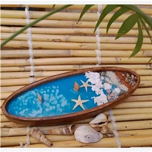 شمع دریا معطر با پارافین ژله ای طرح قایق مبلمونسرا مدل 282581