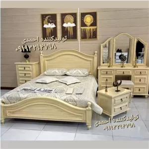 سرویس خواب دو نفره کلاسیک مدرن مبلمونسرا مدل 225868