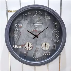 ساعت دیواری لکسوس تمام چوب مبلمونسرا مدل 238603