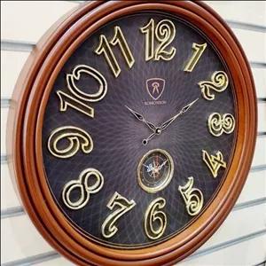 ساعت دیواری رومانسون دو موتوره مبلمونسرا مدل 237260