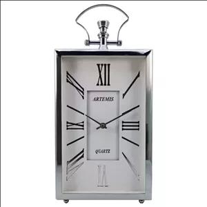 ساعت رومیزی آرتمیس مدل 2031 سیلور صفحه وایت مبلمونسرا مدل 237189