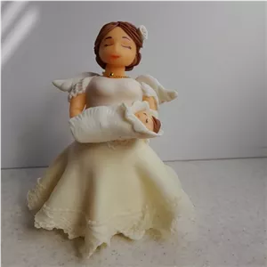 عروسک مادر و نوزاد مجسمه مادر . تندیس مادر مبلمونسرا مدل 250936