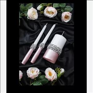 ست ژورنالی شمع شمع نگین دار مبلمونسرا مدل 287676