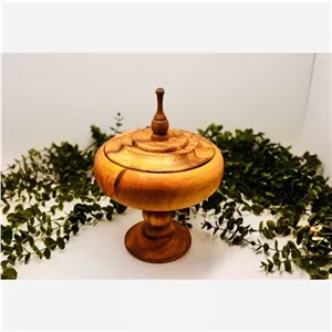 شکلات خوری چوب گردو قطر 20 مبلمونسرا مدل 295812 
