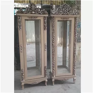 بوفه منبتی طلایی تاج دار مبلمونسرا مدل 223976