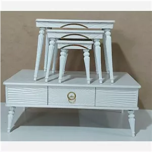 ست میز جلو مبلی و عسلی MDF مدل ورساچ 4 تکه مبلمونسرا مدل 225044