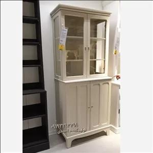 بوفه ویترین دو درب کلاسیک جدید مبلمونسرا مدل 221342