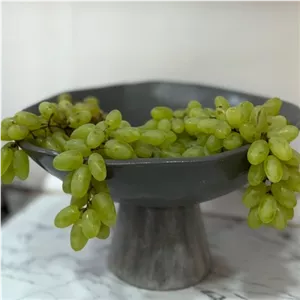 دیس میوه پایه دار سرامیکی دستساز مبلمونسرا مدل 276970