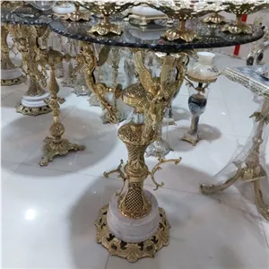میز خاطره مدل سه فرشته سایز 60 تماما برنج با ضمانت مبلمونسرا مدل 220649