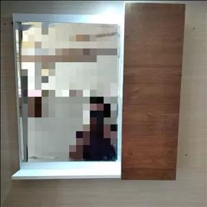 آیینه باکس 60 در 60 طرح درب چوب مبلمونسرا مدل 261124