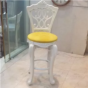 صندلی اپنی کانتر جزیره پلیمری رنگ سفید مبلمونسرا مدل 236319