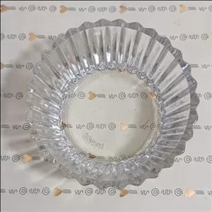 پیاله ماست خوری و آجیل خوری بلوری ساخت کارخانه جات بلور کاوه طرح صدف در بسته بندی 6 عددی مبلمونسرا مدل 292325