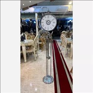 ساعت ایستاده آرتمیس با آبکاری pvd کد 5015 طلایی و نقره ای مبلمونسرا مدل 237417