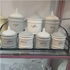 ادویه و پا سماوری سرامیک همراه با استند استیل مبلمونسرا مدل 291579