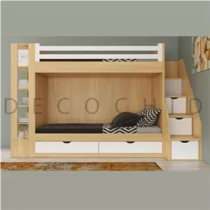 تخت خواب دوطبقه ای بزرگ سال تمام ام دی اف می باشد F127 مبلمونسرا مدل 229313