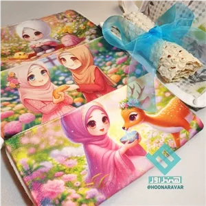 کیف لقمه جالقمه ای سفره دار مخمل هدیه دانش آموزی مبلمونسرا مدل 296793
