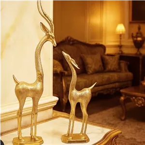 مجسمه مهر مادری ،کاری متفاوت و زیبا ،جنس برنز،ارتفاع غزال بزرگ 70کوچک 50سانت مبلمونسرا مدل 253626