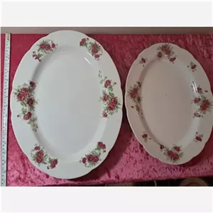 دیس گل سرخی یک جفت قدیمی مبلمونسرا مدل 270629