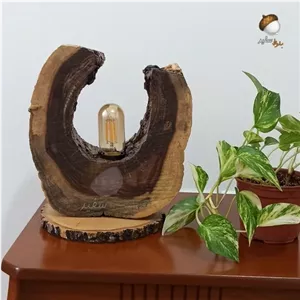 آباژور چوبی روستیک مدل مانکی پاد مبلمونسرا مدل 232890