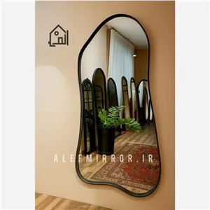 آینه قدی الف دفرمه تسمه ای فلزی مدل غزال مبلمونسرا مدل 261616