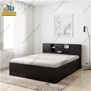 تخت خواب دونفره تمام ام دی اف F394 مبلمونسرا مدل 228066
