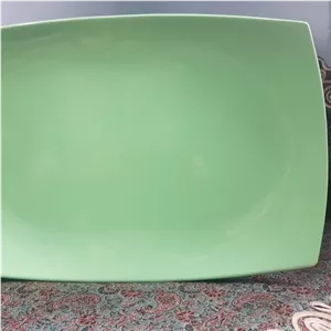ملامین دیس برنج چهار گوش کد 836 رنگ سبز ملامین یزد رکسانا مبلمونسرا مدل 270268