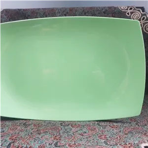 ملامین دیس مرغ چهار گوش کد 830 رنگ سبز ملامین یزد رکسانا مبلمونسرا مدل 269850