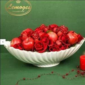 کشکول لبه طلایی چینی لمون ، کشکول پذیرایی ، چینی لیمون ، میوه خوری ، آجیل خوری ، کاسه سالاد، سوپ خوری، چینی آراد، مبلمونسرا مدل 265816