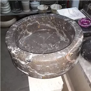 کاسه میوه خوری گلدن بلک سنگ طبیعی مبلمونسرا مدل 292583 