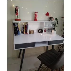 میز تحریر پینک دو کشو مگنت دار در نگ های مختلف بدون صندلی مبلمونسرا مدل 224399
