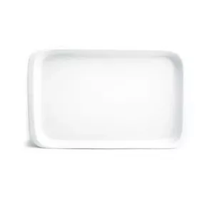 دیس مستطیل 29 چینی زرین سری هماکلاس طرح سفید درجه 1 مبلمونسرا مدل 270502