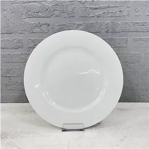 دیس گرد 34 چینی زرین سری ایتالیا اف طرح سفید درجه 3 مبلمونسرا مدل 270840