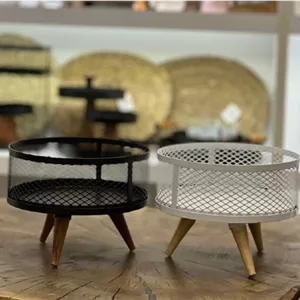 - سبد میوه سه پایه چوبی دیانا مبلمونسرا مدل 273068