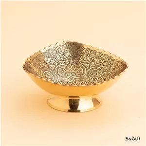 کاسه برنجی آنتیک مدل نخل مبلمونسرا مدل 265614