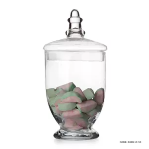 کندی باکس شیشه ای پایه دار مدل دلناز مبلمونسرا مدل 296456
