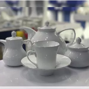 سرویس 18 پارچه چایخوری چینی زرین سری شهرزاد طرح سمن درجه 3 مبلمونسرا مدل 290429