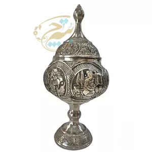 گز خوری قلمزنی مدل گل و مرغ برجسته و چهره مبلمونسرا مدل 273888