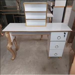 میز ناخن چوبی رنگ سفید،ارسال رایگان نیست هزینه ارسال به صورت مبلمونسرا مدل 222668