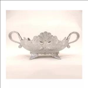 شکلات خوری کشکول استیل نقره ای ترک کوچک مبلمونسرا مدل 295012