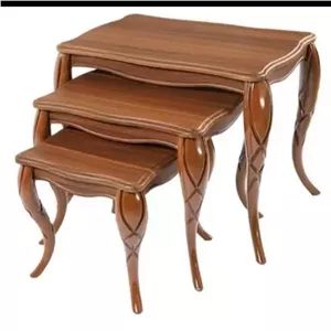 میز عسلی پیچک مجموعه 3 عددی مبلمونسرا مدل 219502