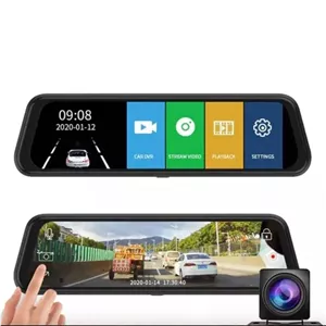 آینه مانیتور دار لمسی 10 اینچی کرونی V10 مبلمونسرا مدل 260751