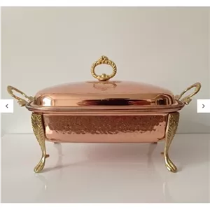 مرغ خوری مسی سایز کوچک پایه بلند برنجی مبلمونسرا مدل 270974