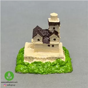 مجسمه پلی استری کلبه مبلمونسرا مدل 250805