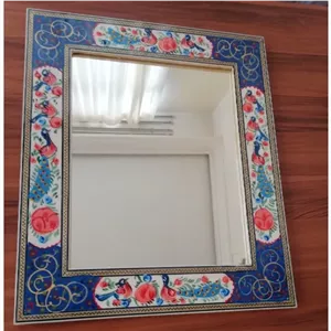 آینه شیک چوبی آینه رومیزی مبلمونسرا مدل 263047