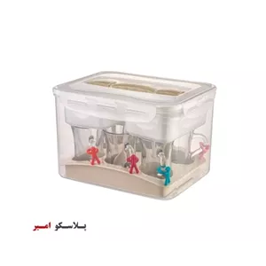 سرویس چای و صبحانه خوری مسافرتی 6 نفره لیمون در پلاسکو امیر مبلمونسرا مدل 288227