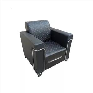 مبل تکنفره اداری مدل اجلاس گلدوزی طلایی فرم دار مبلمونسرا مدل 215823