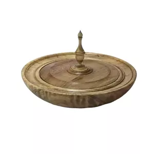 شکلات خوری چوبی با چوب گردو قطر 25 سانتیمتر مبلمونسرا مدل 296752 