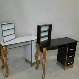 میز ناخن چوبی شیک و زیبا به همراه استندلاک،ارسال رایگان نیست هزینه ارسال به صورت مبلمونسرا مدل 224474